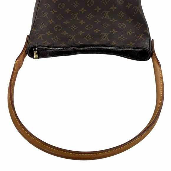 LOUIS VUITTON Brown Monogram Looping GM Shoulder Bag - Picture 9 of 9